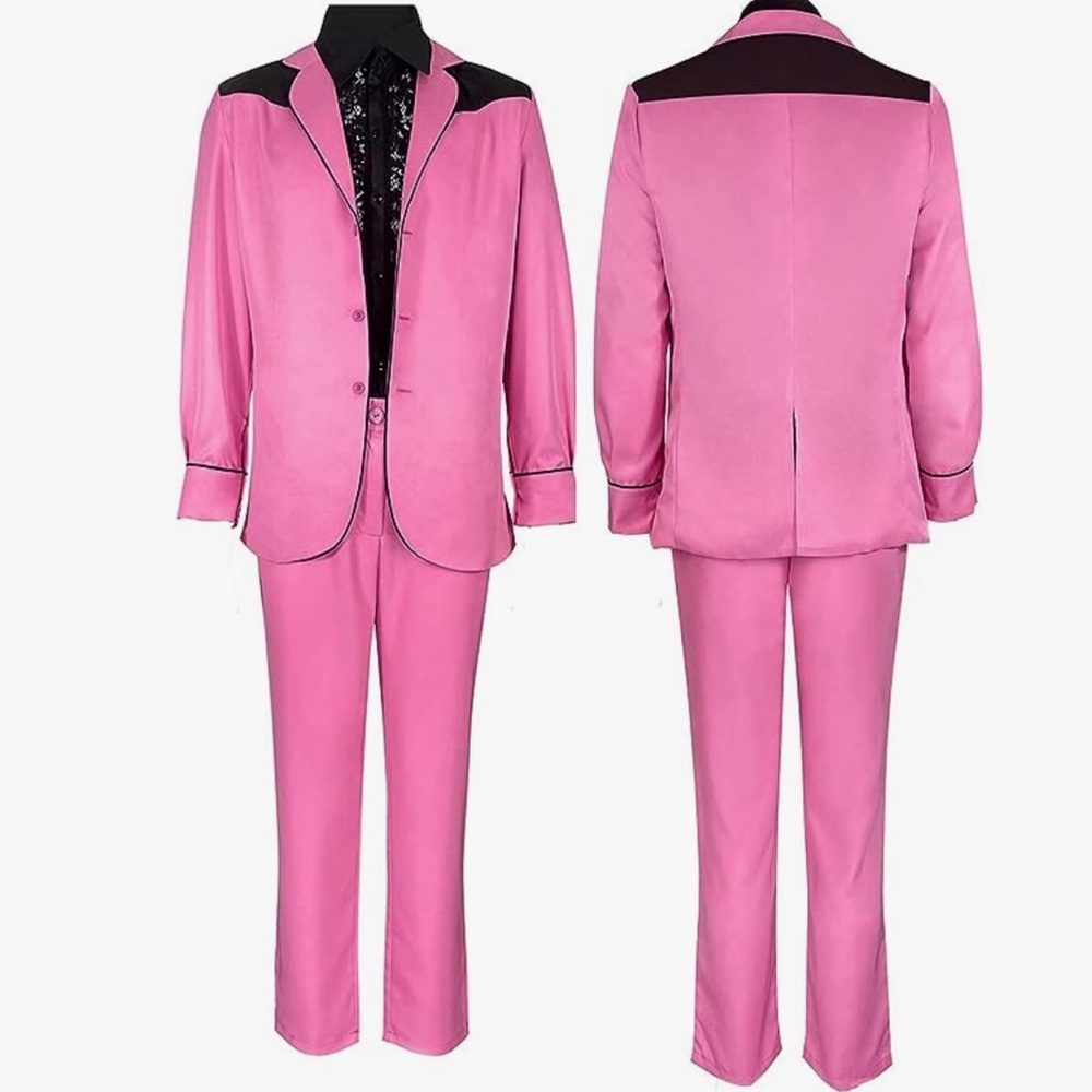 Men’s Pink Elvis costume - size small
